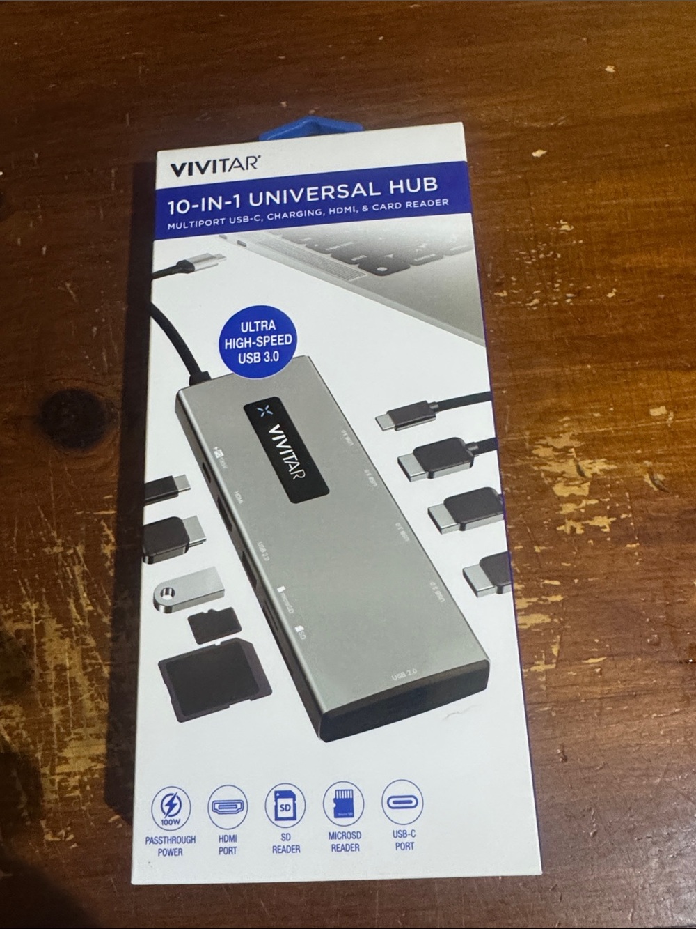 10-in-1 Universal Hub USB-C Multiport Adapter - Silver